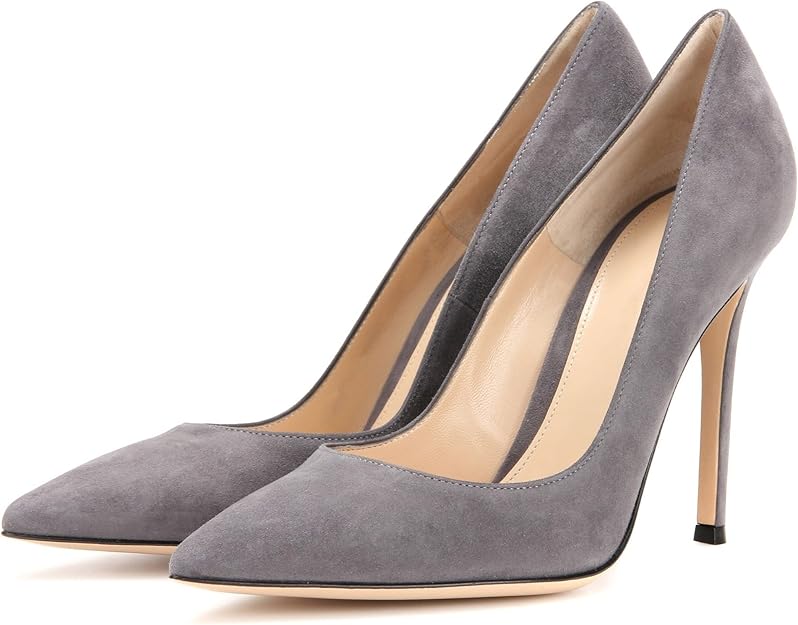 Hiltino Gray Stiletto Pump