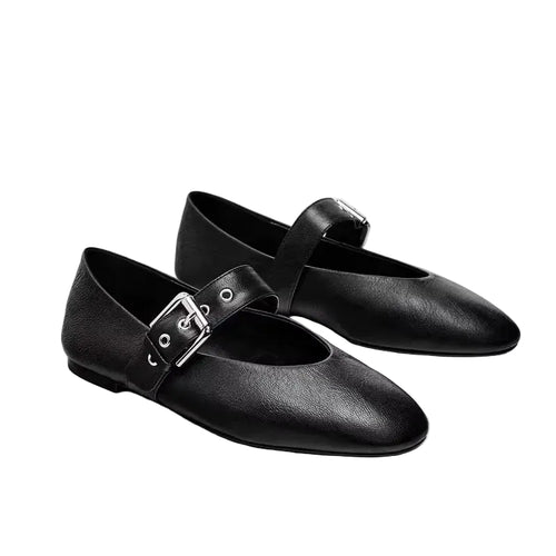 Amélie Leather Mary Jane Flat