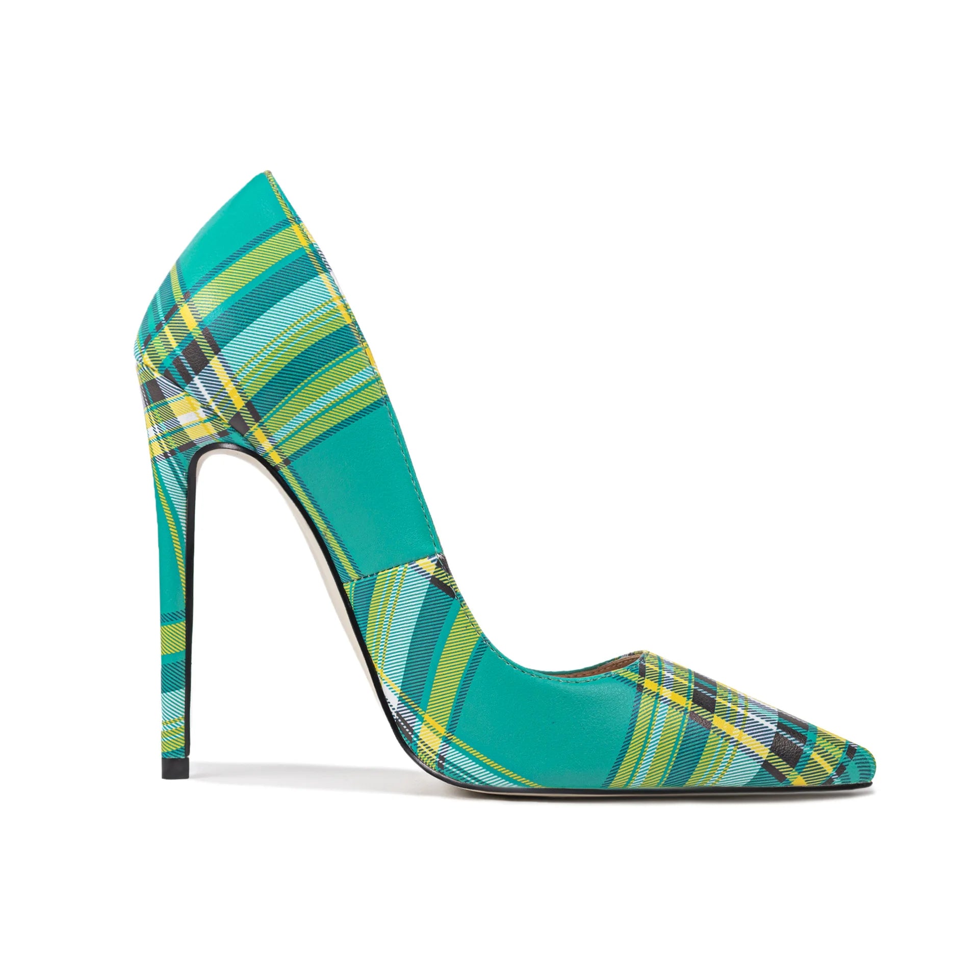 Celestine Plaid Stiletto Pump