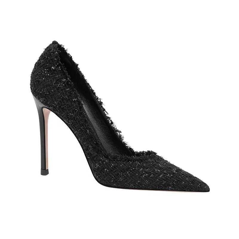 Veloura Tweed Stiletto