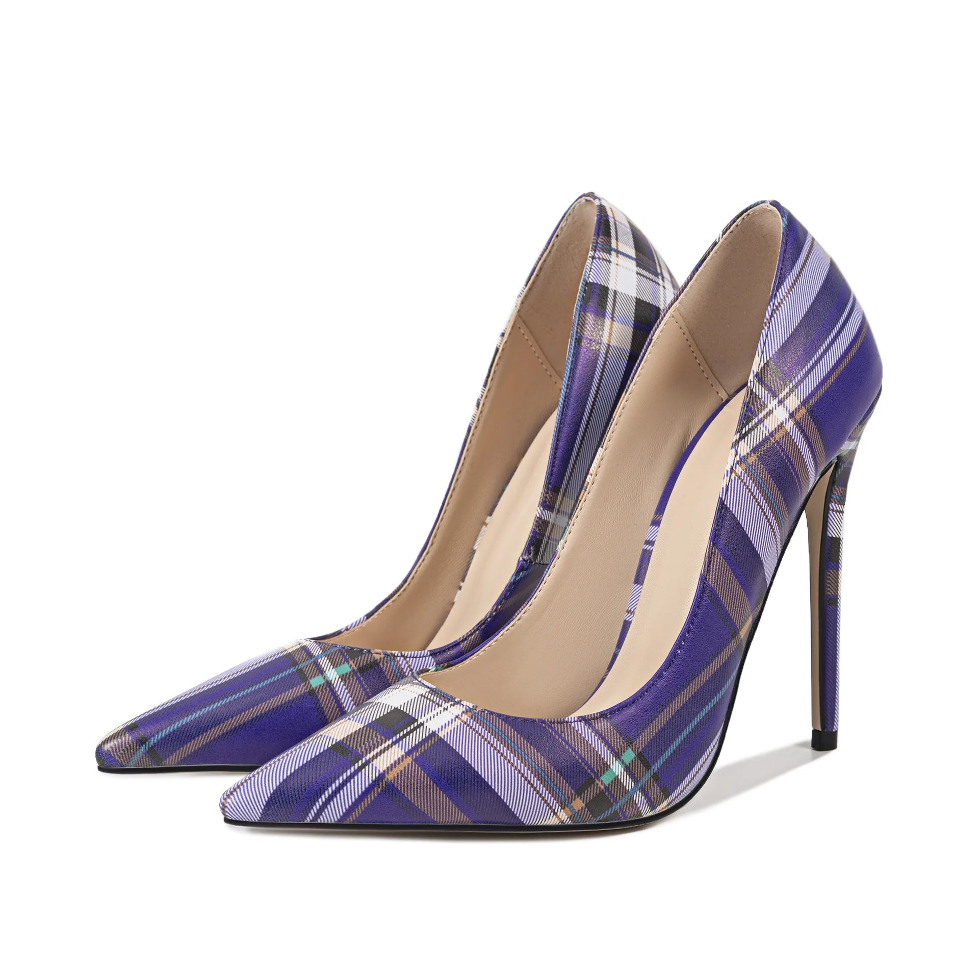 Celestine Plaid Stiletto Pump