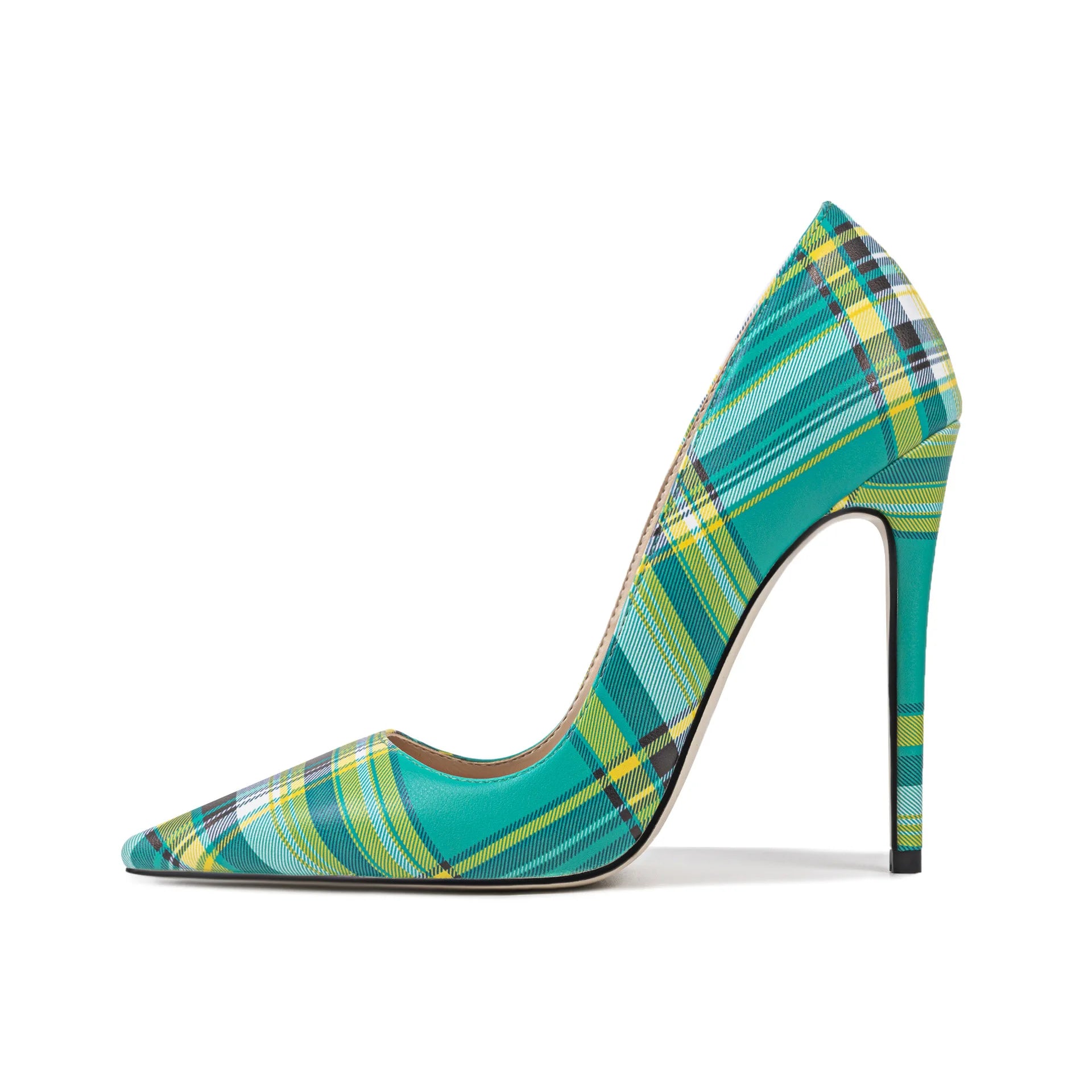 Celestine Plaid Stiletto Pump