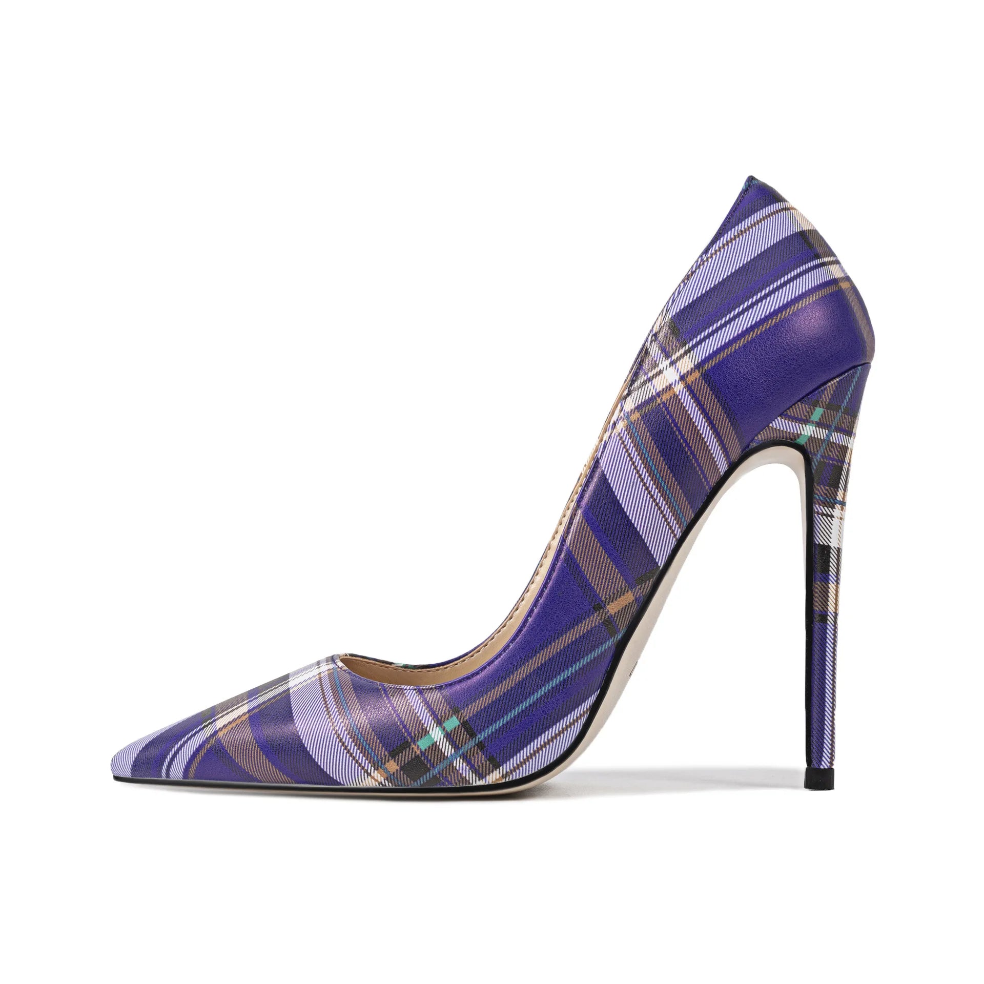 Celestine Plaid Stiletto Pump