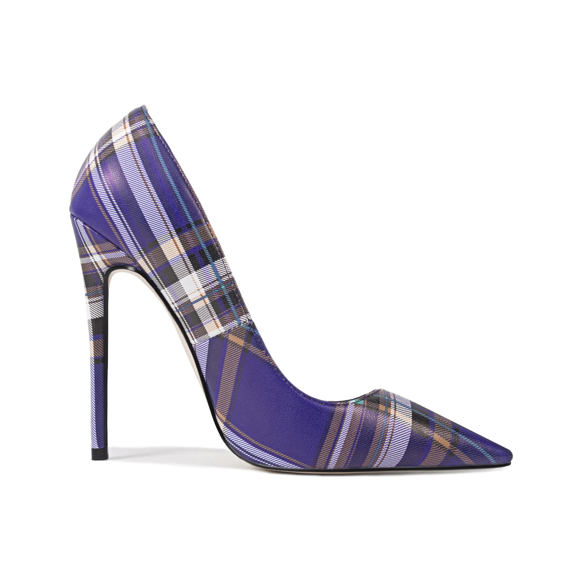 Celestine Plaid Stiletto Pump
