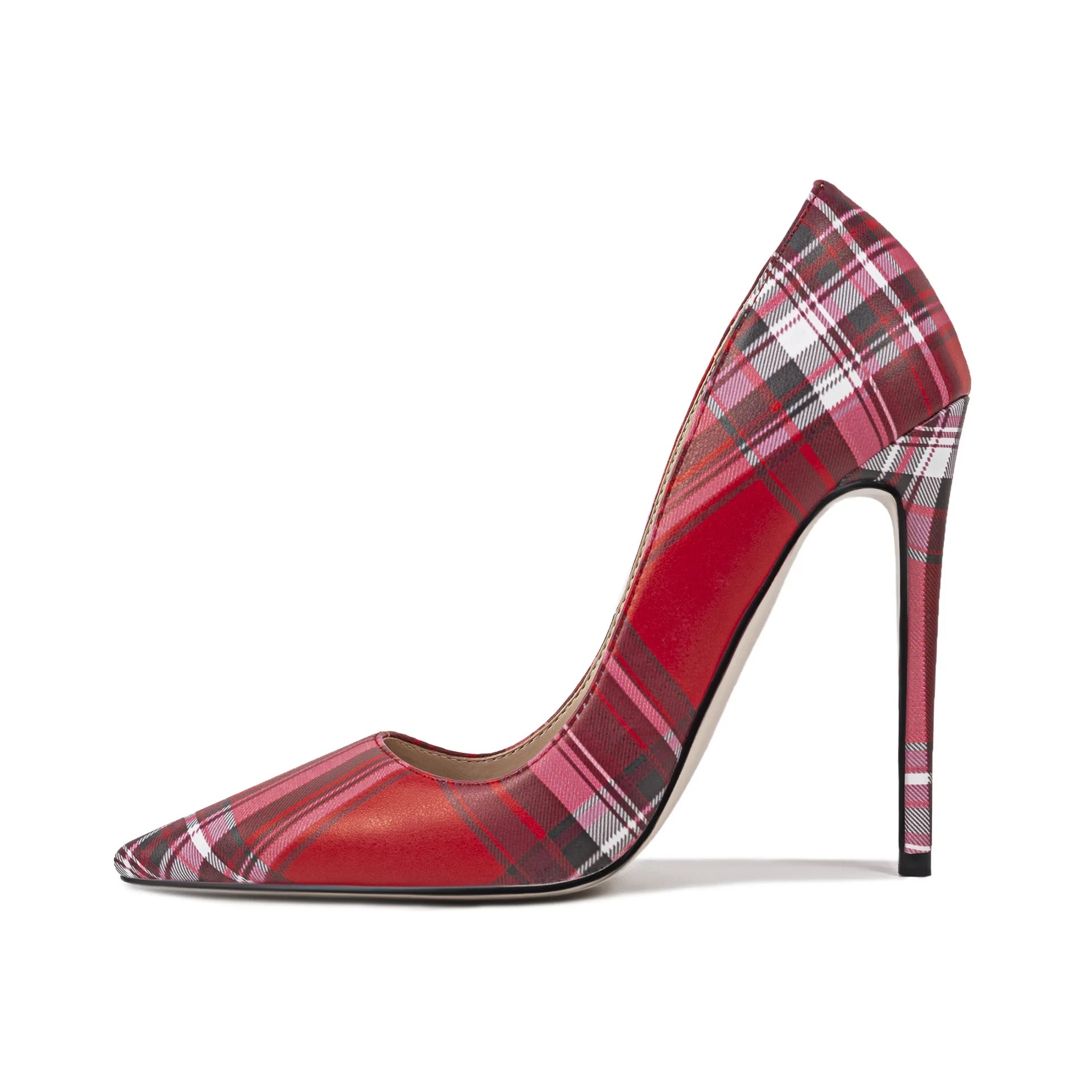 Celestine Plaid Stiletto Pump