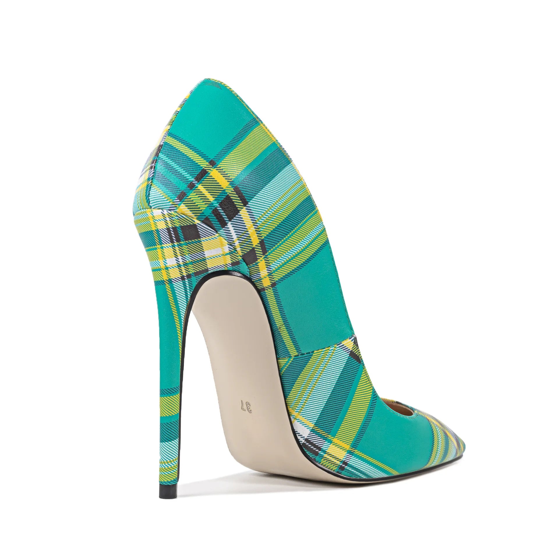 Celestine Plaid Stiletto Pump