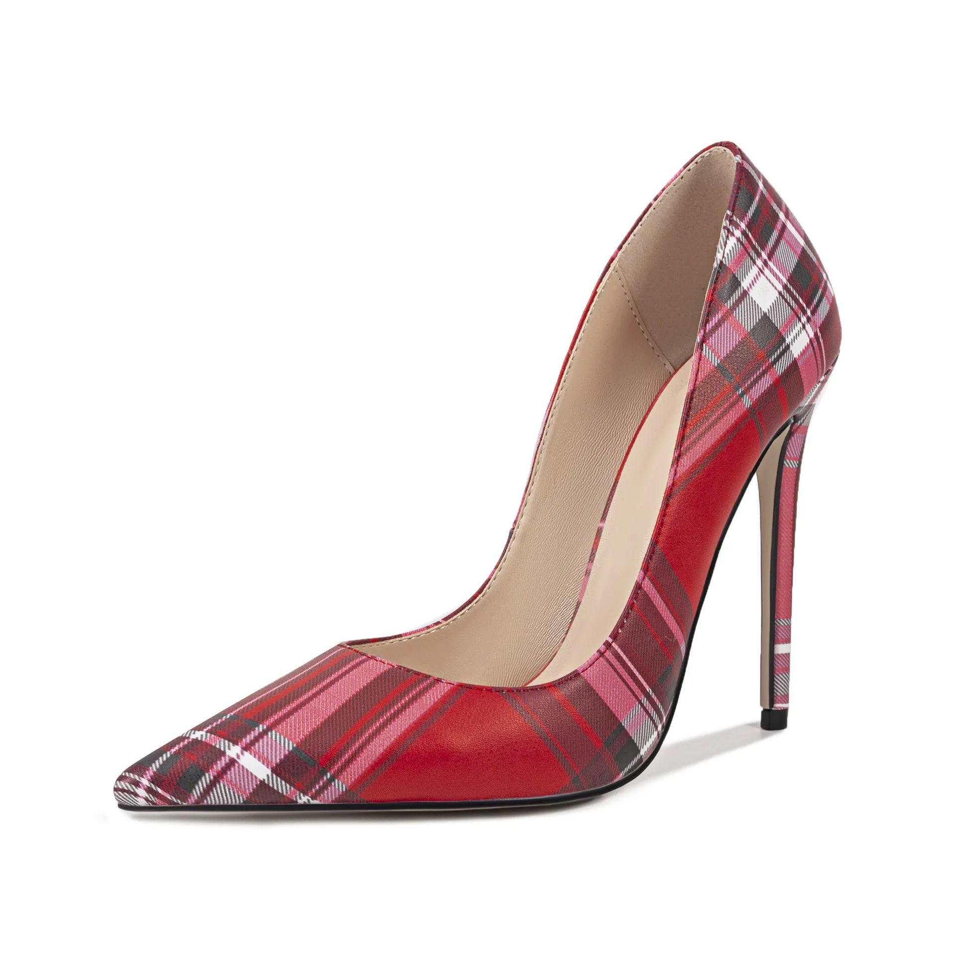Celestine Plaid Stiletto Pump