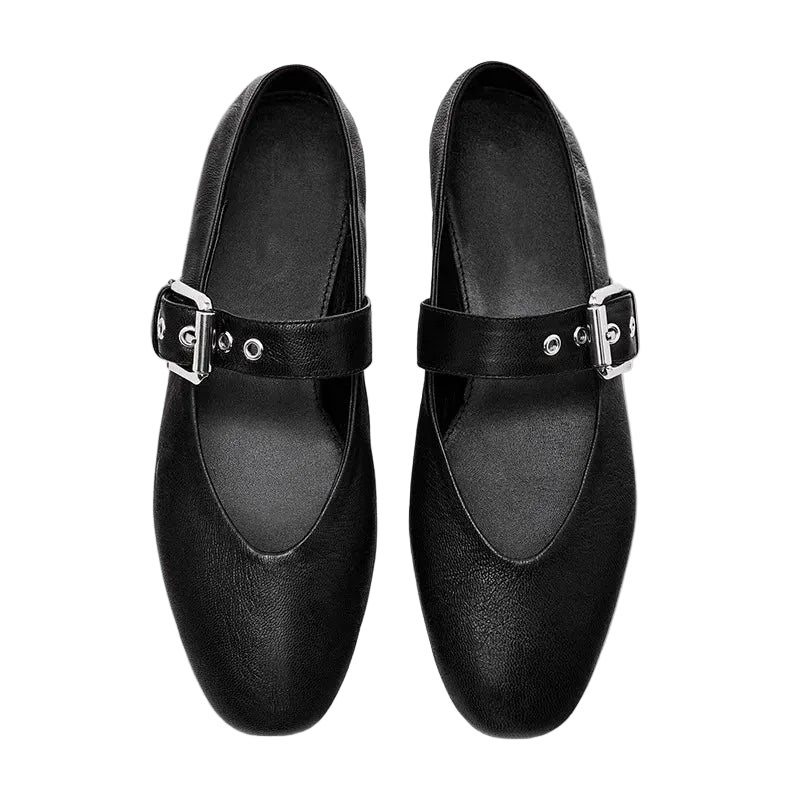 Amélie Leather Mary Jane Flat