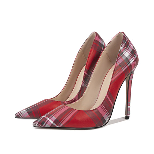 Celestine Plaid Stiletto Pump