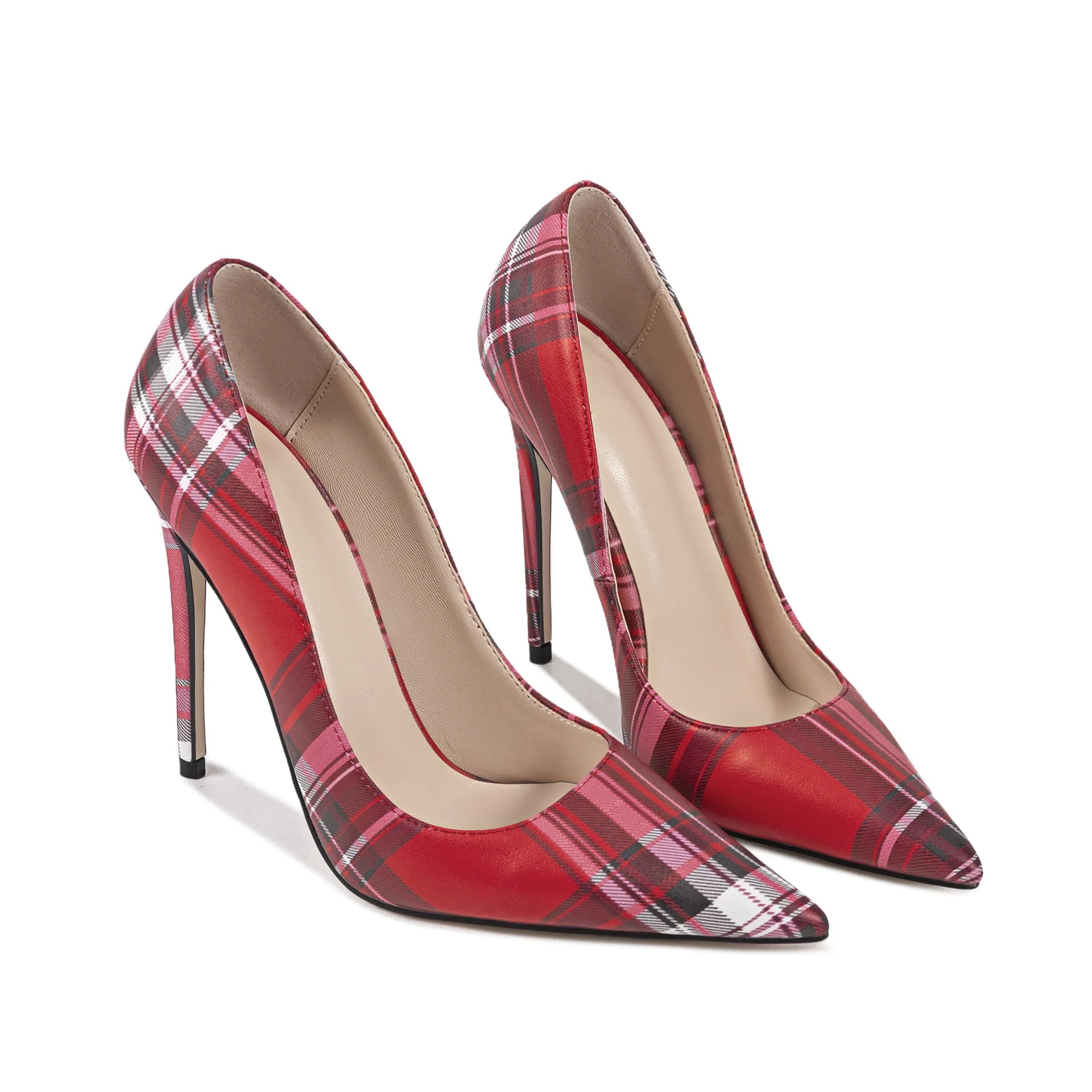 Celestine Plaid Stiletto Pump