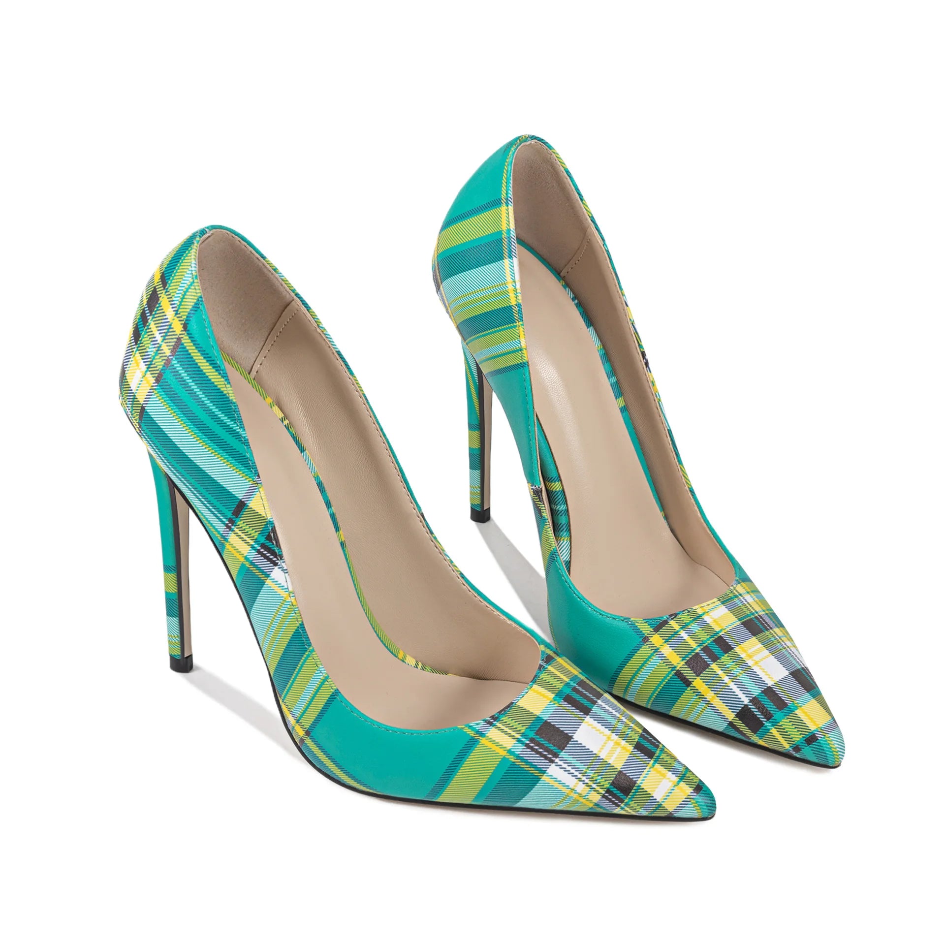 Celestine Plaid Stiletto Pump