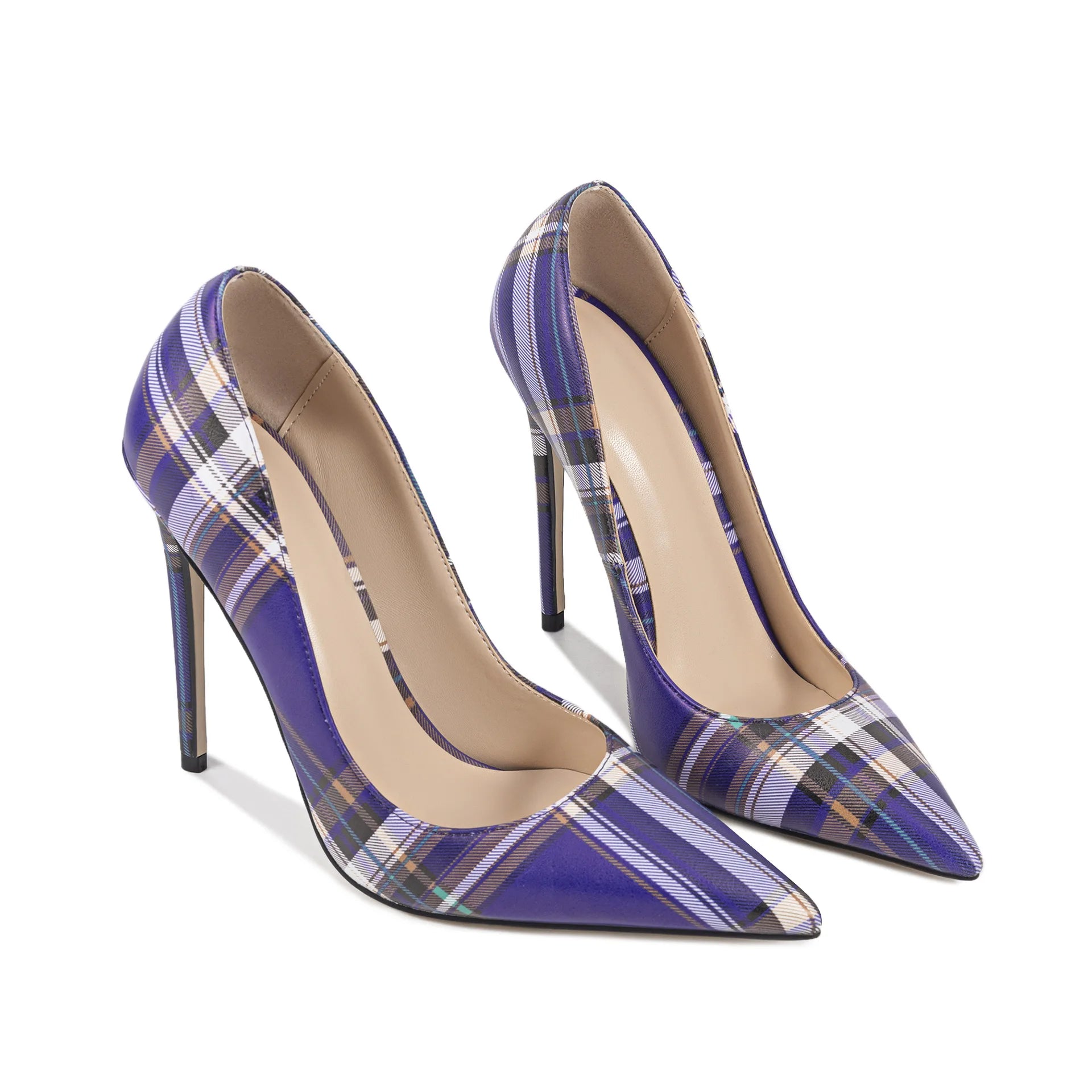 Celestine Plaid Stiletto Pump