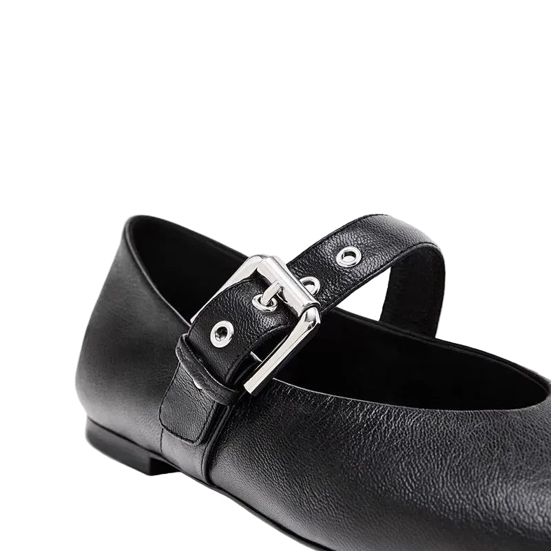 Amélie Leather Mary Jane Flat