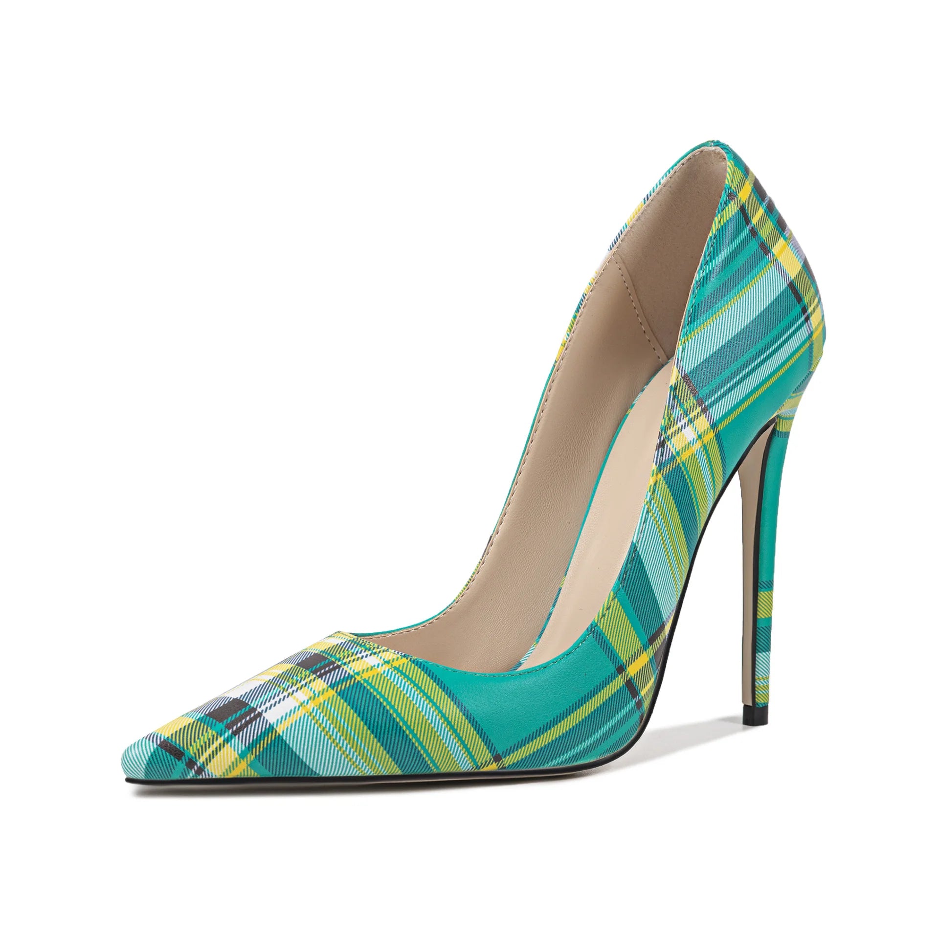 Celestine Plaid Stiletto Pump